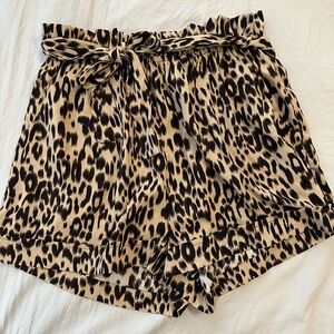 Animal print women’s shorts